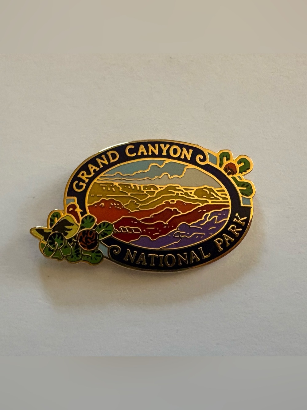 Vintage Grand Canyon National Park Enamel Lapel Pin